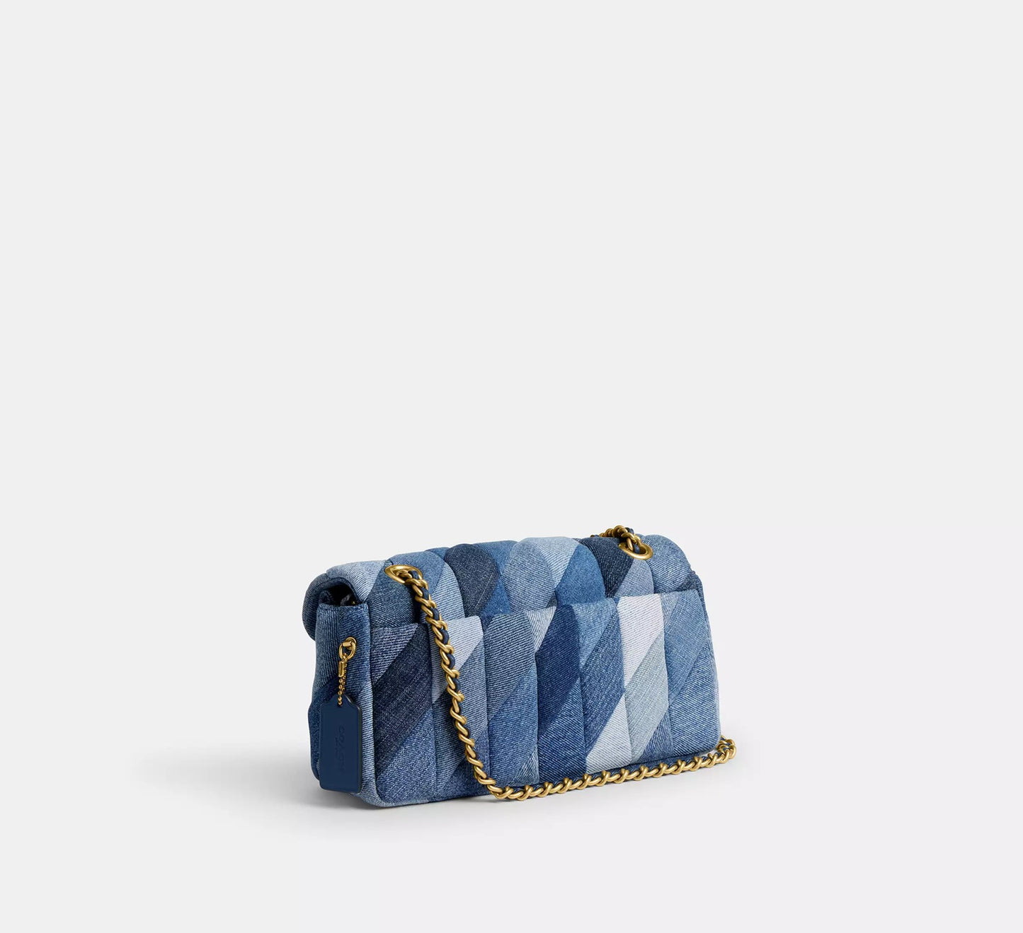 Tabby Shoulder Bag 26 With Patchwork Quilting Denim Coach