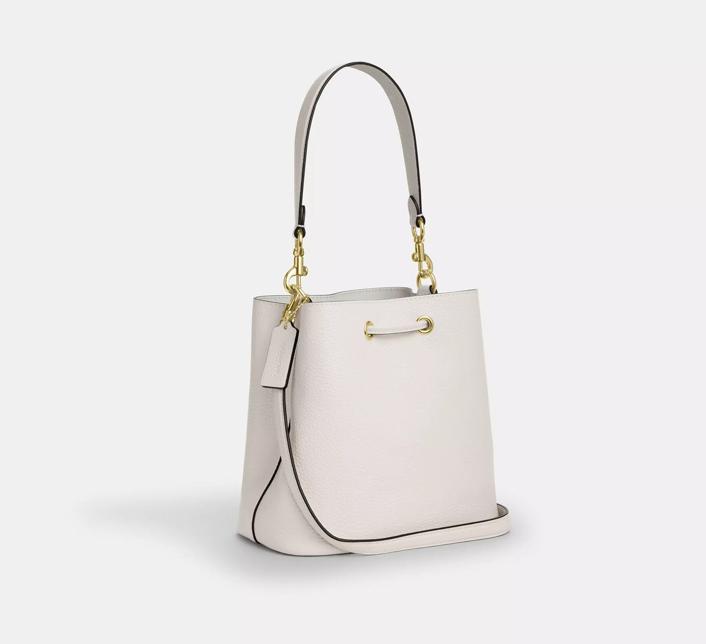 Rowan Bucket Bag Chalk Coach