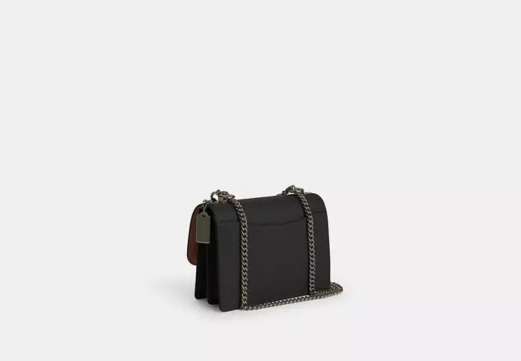 Klare Crossbody Bag In Signature Canvas Charcoal Black Coach