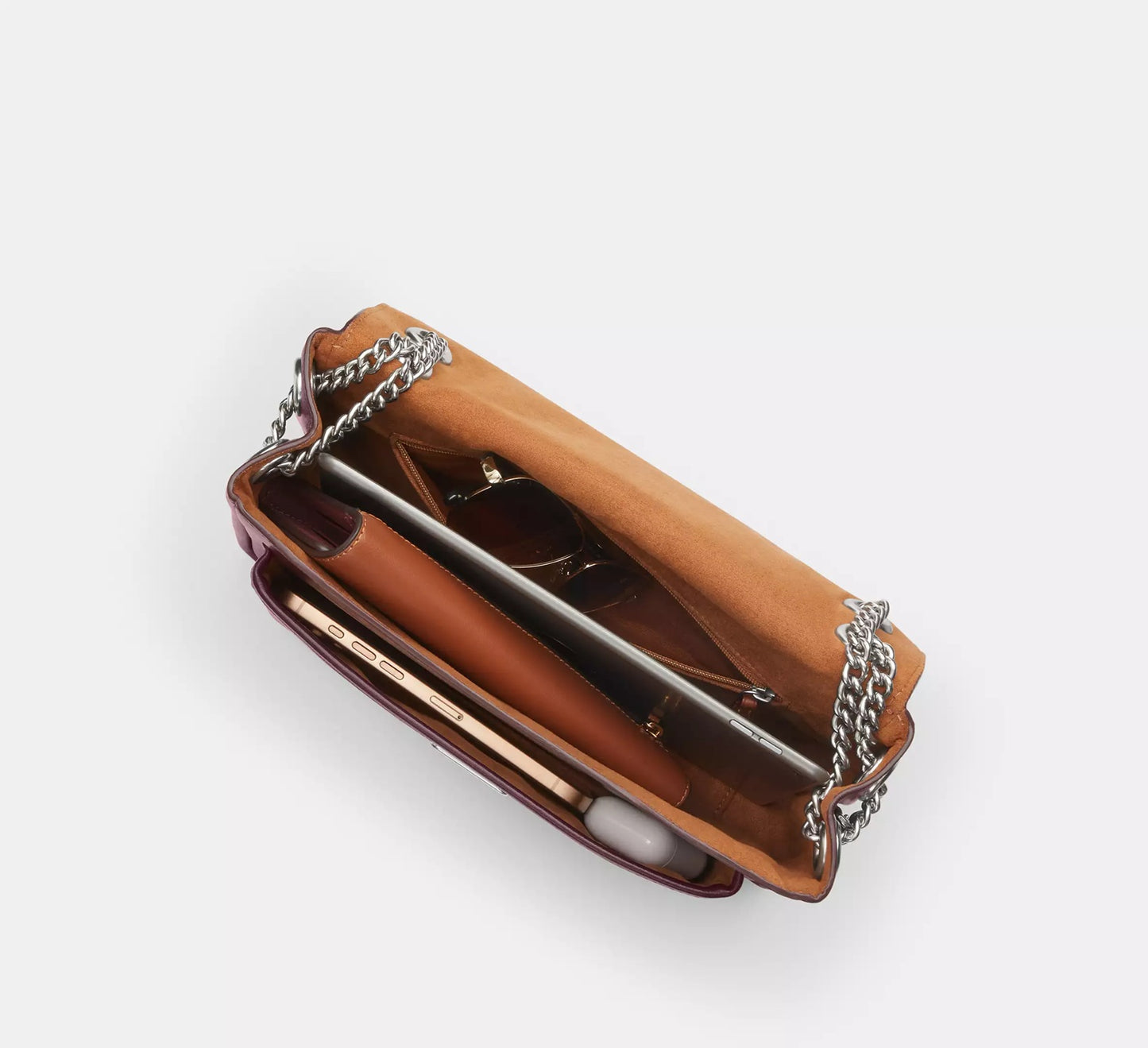 Elodie Crossbody Bag Maroon Coach