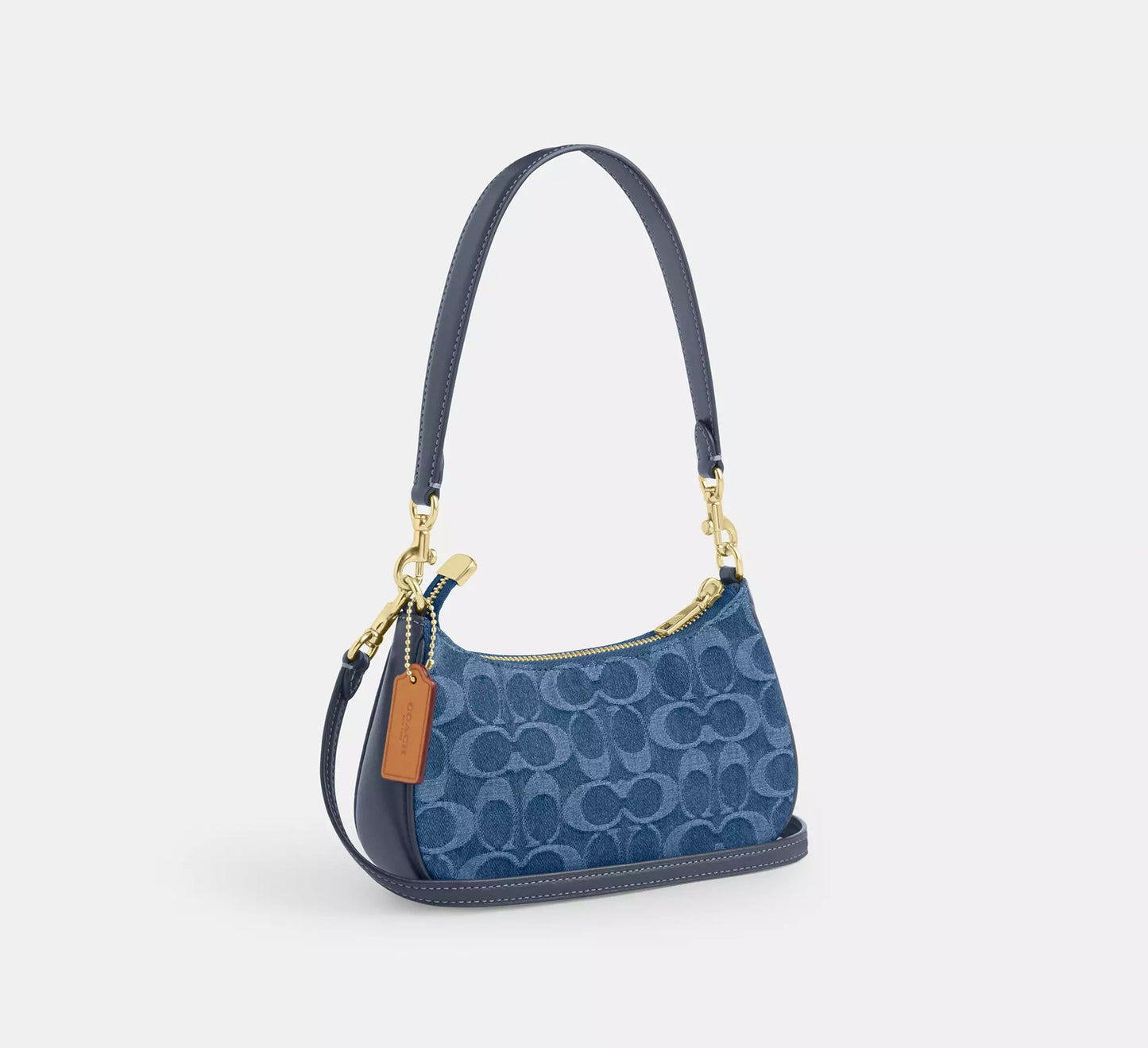 Teri Mini Crossbody Bag In Signature Denim Indigo Coach