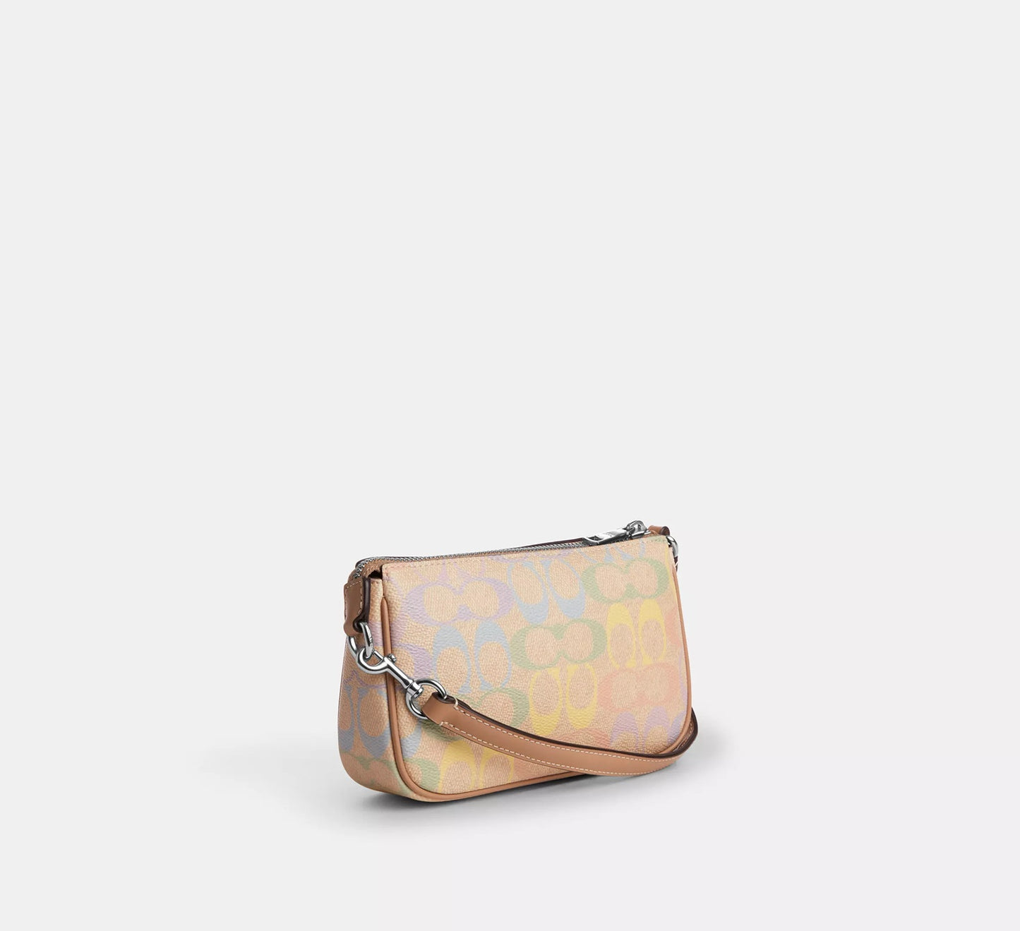 Nolita 19 In Rainbow Signature Canvas Silver Coach