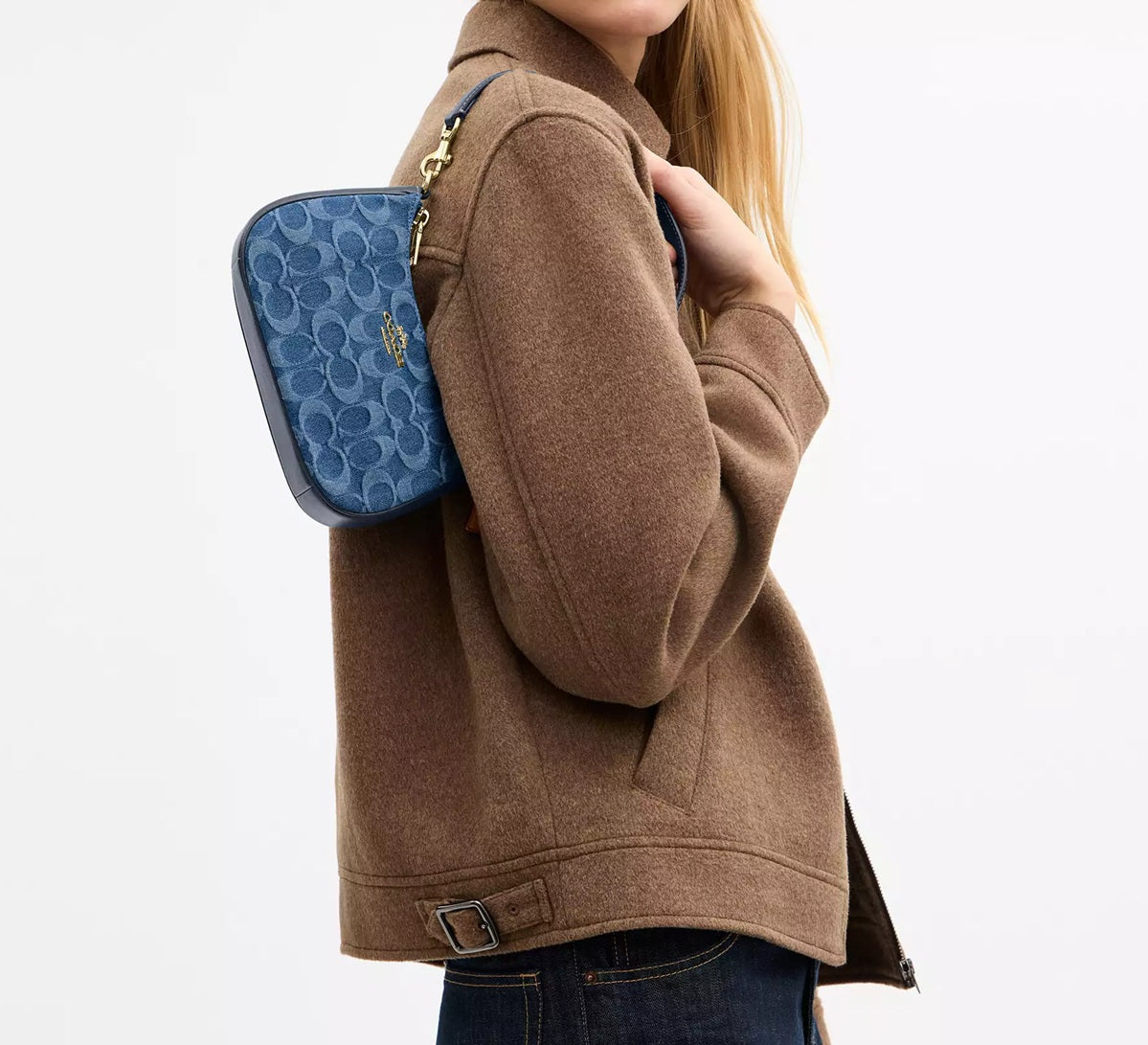 Teri Mini Crossbody Bag In Signature Denim Indigo Coach