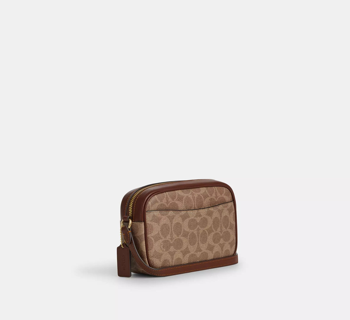 Mini Jamie Camera Bag In Signature Canvas Tan Brown Coach