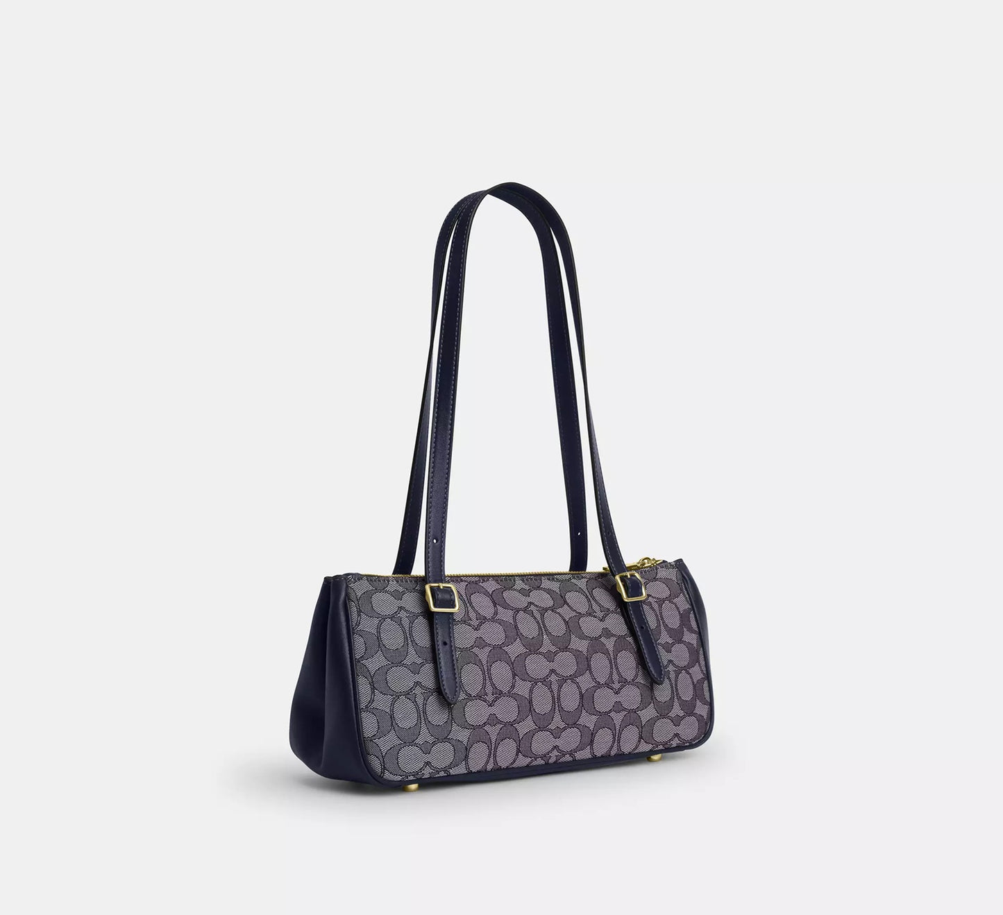 Asher Shoulder Bag In Signature Jacquard Midnight Navy Coach