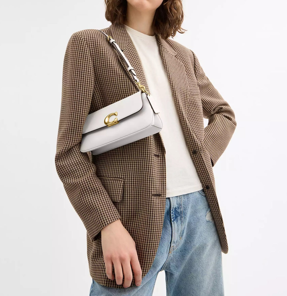 Jet Shoulder Bag Chalk Coach