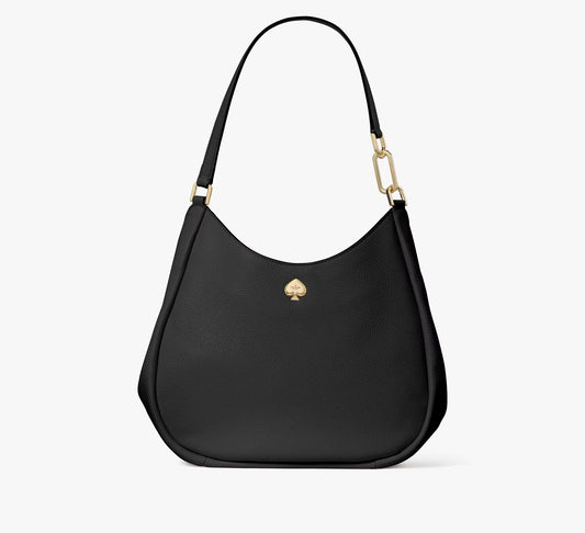 Kayla Large Triple Compartment Shoulder Bag Black Kate Spade