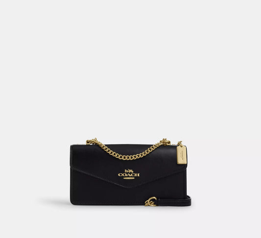 Klare Envelope Crossbody Bag Black Coach