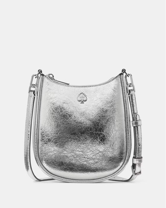 Kayla Small Swingpack Silver Kate Spade