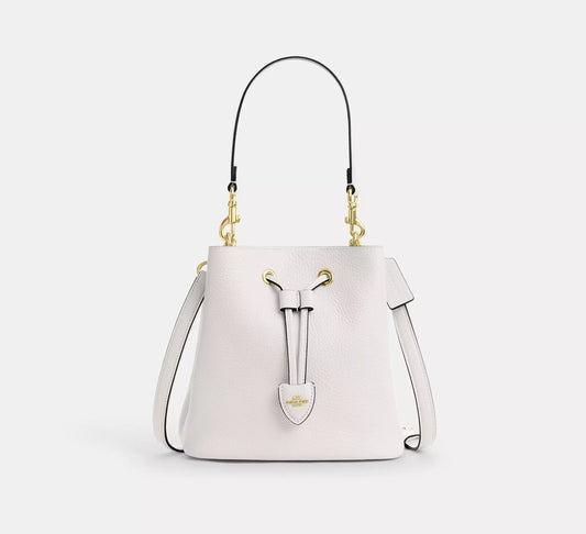 Rowan Bucket Bag Chalk Coach