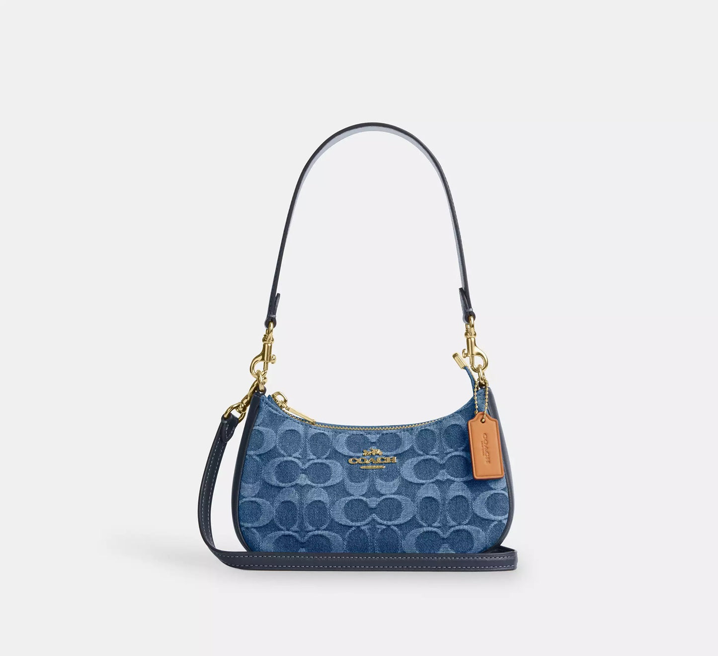 Teri Mini Crossbody Bag In Signature Denim Indigo Coach