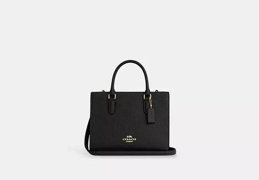 Maggie Small Tote Bag Black Coach