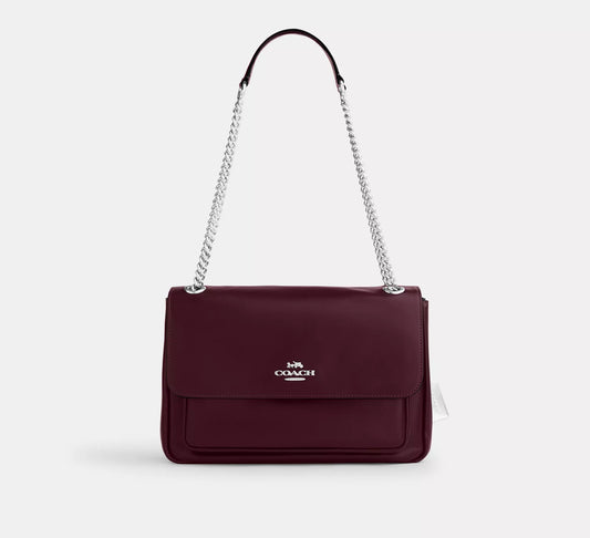 Elodie Crossbody Bag Maroon Coach