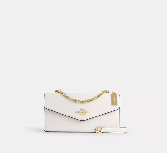 Klare Envelope Crossbody Bag Chalk Coach