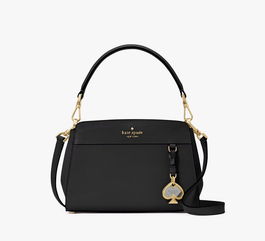 Madison Small Top Handle Satchel Black Kate Spade