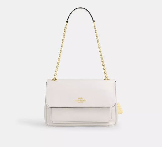 Elodie Crossbody Bag Gold Chalk Coach