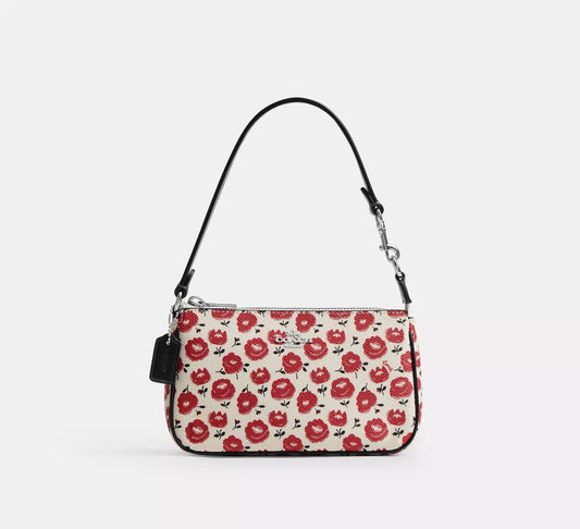 Nolita 19 With Floral Print Chalk Black Multi Bag Coach