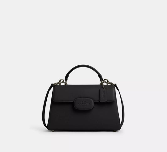 Eliza Top Handle Bag Black Coach