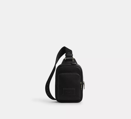 Racer Sling Pack Gunmetal Black Coach