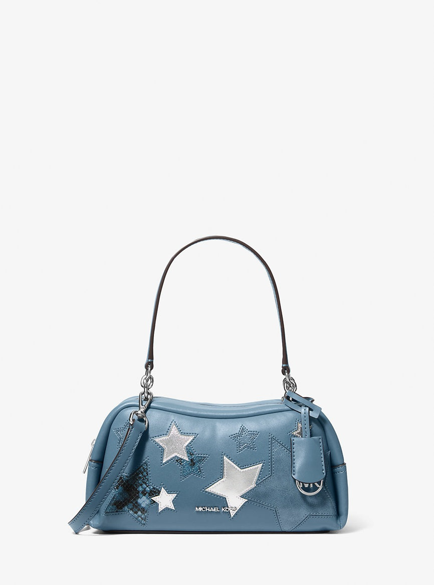 Cecily Small Embellished Shoulder Bag Cornflower Michael Kors