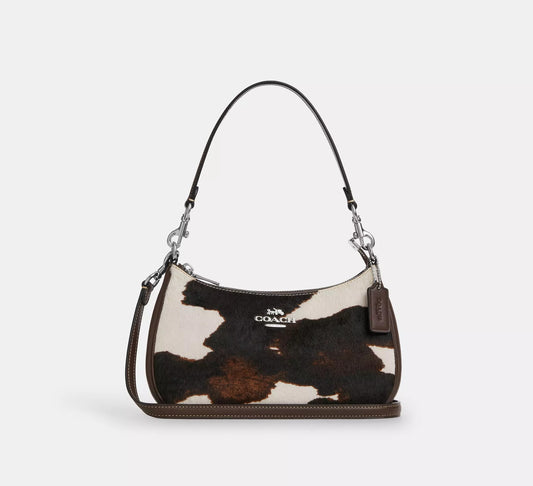 Teri Shoulder Bag With Cow Print Multi Coach