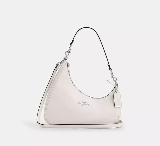 Twisted Teri Shoulder Bag Chalk Coach