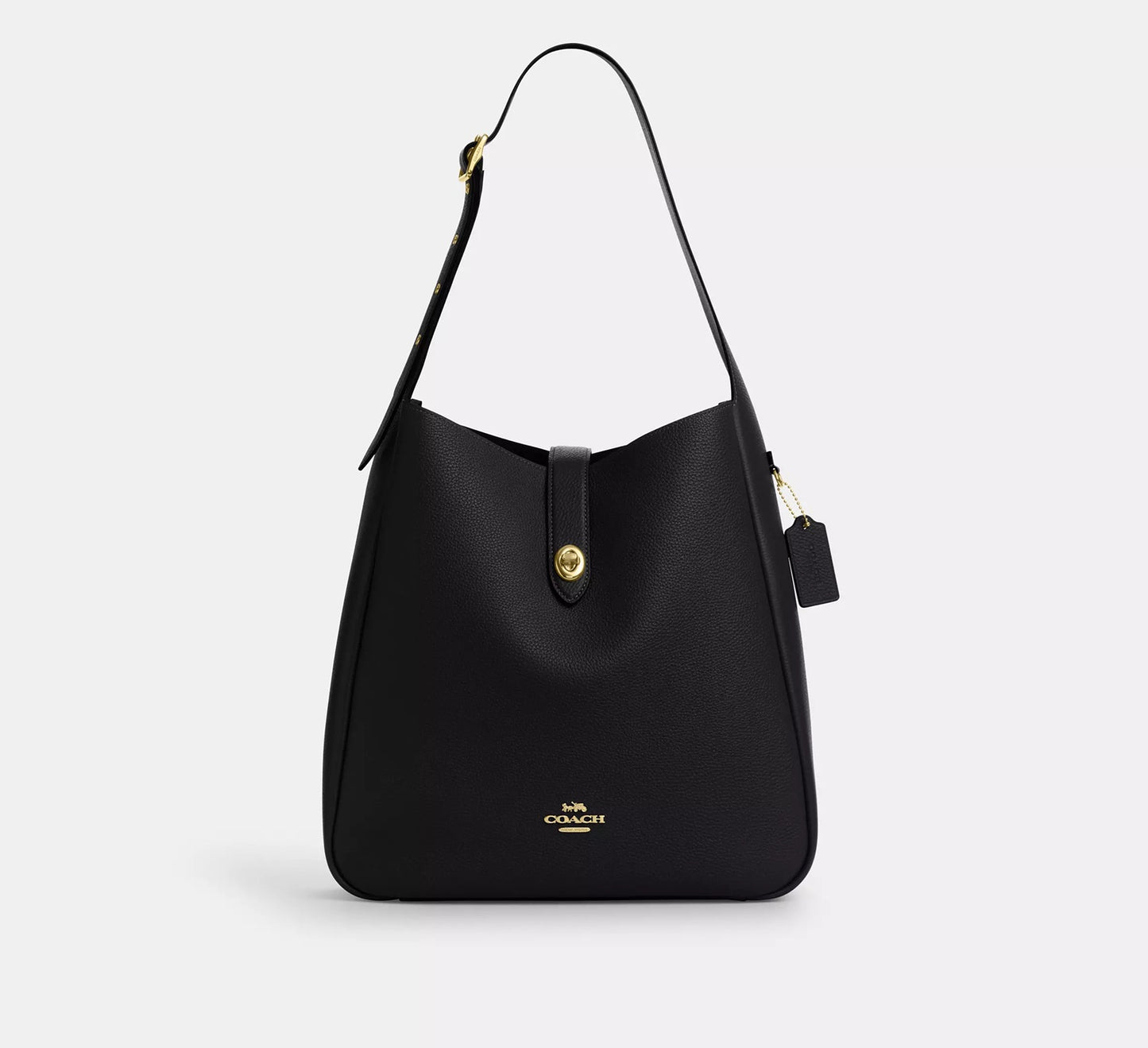Hadley Large Shoulder Bag Black Coach