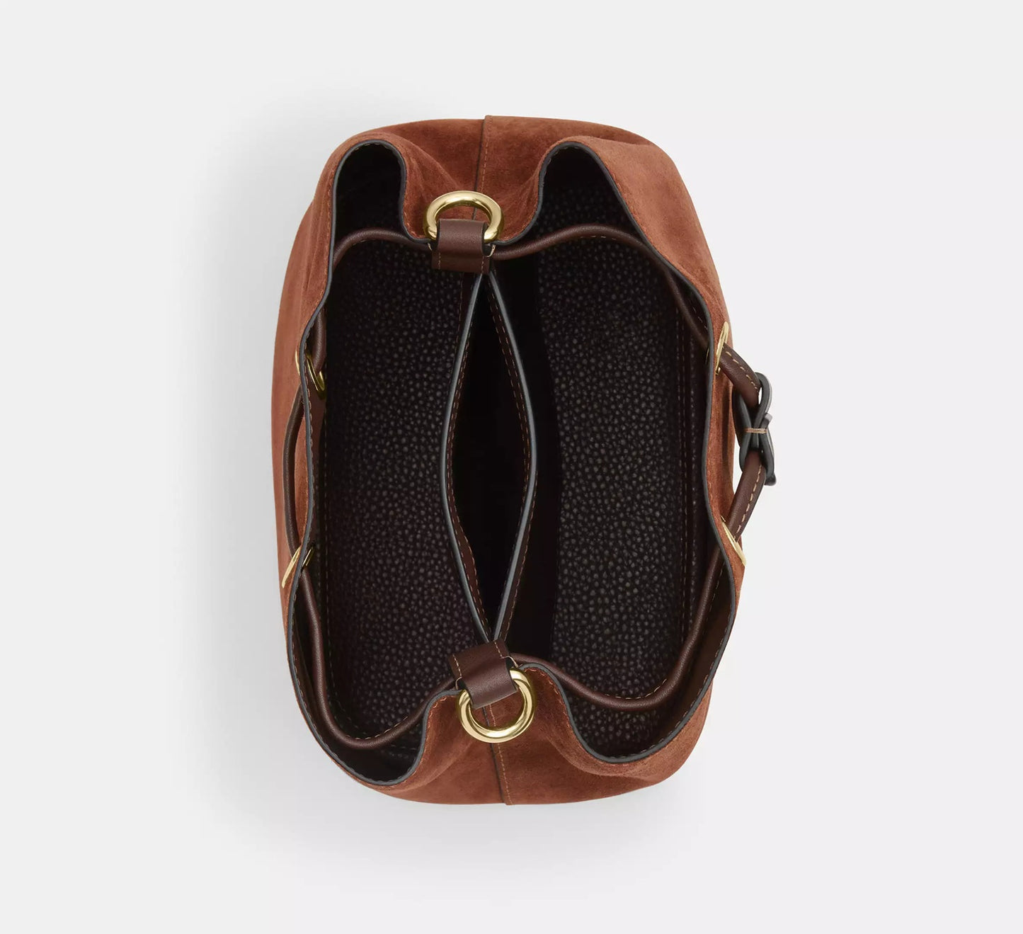Rowan Bucket Bag Vintage Brown Coach