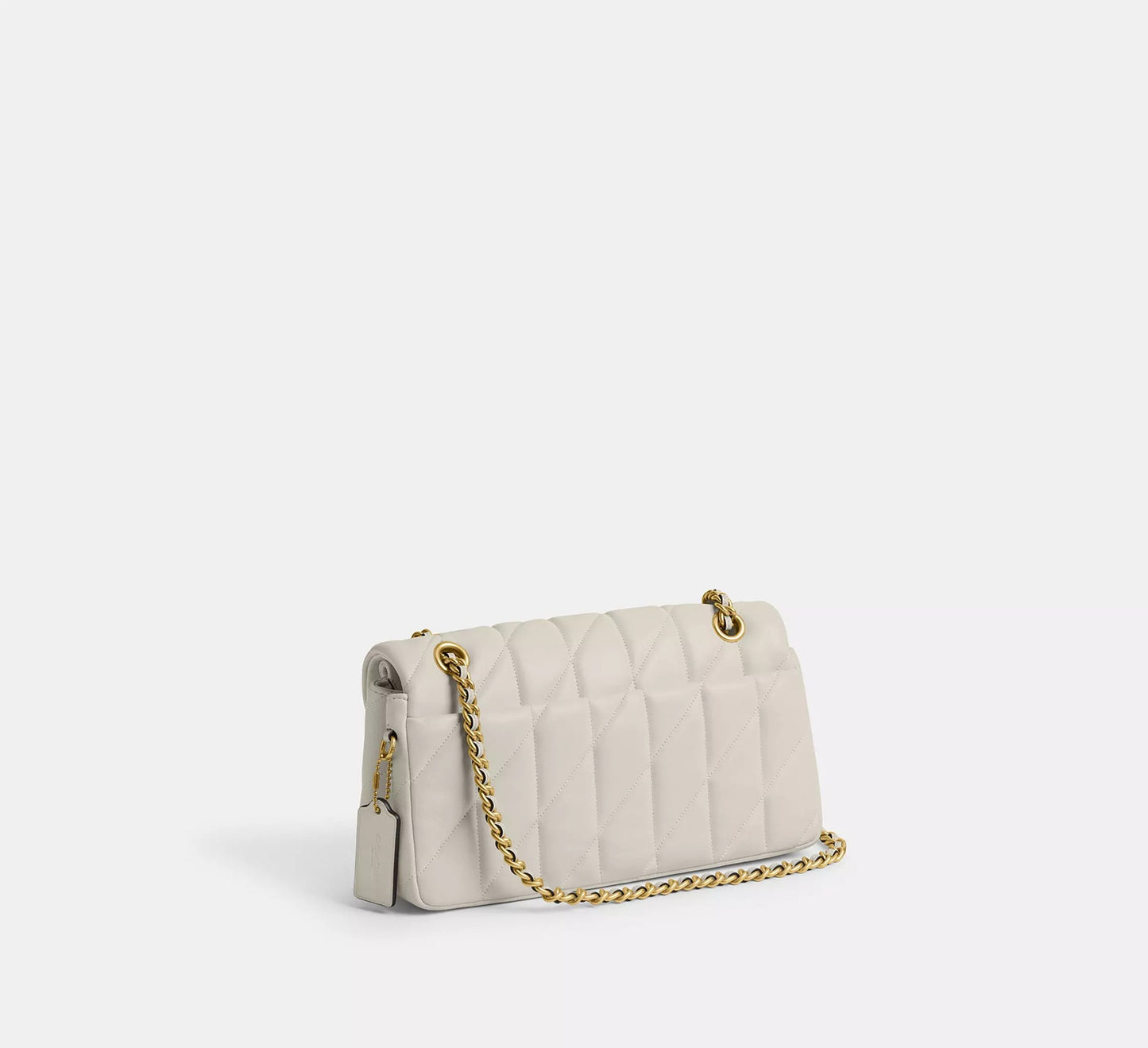 Tabby Shoulder Bag 26 With Pillow Quilting Chalk Coach