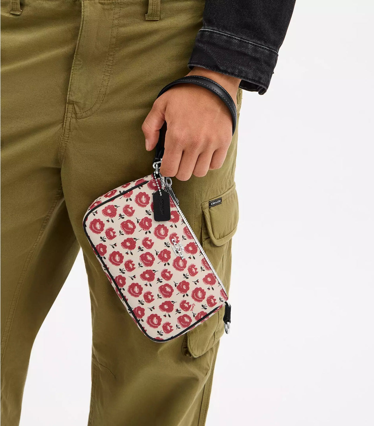 Nolita 19 With Floral Print Chalk Black Multi Bag Coach