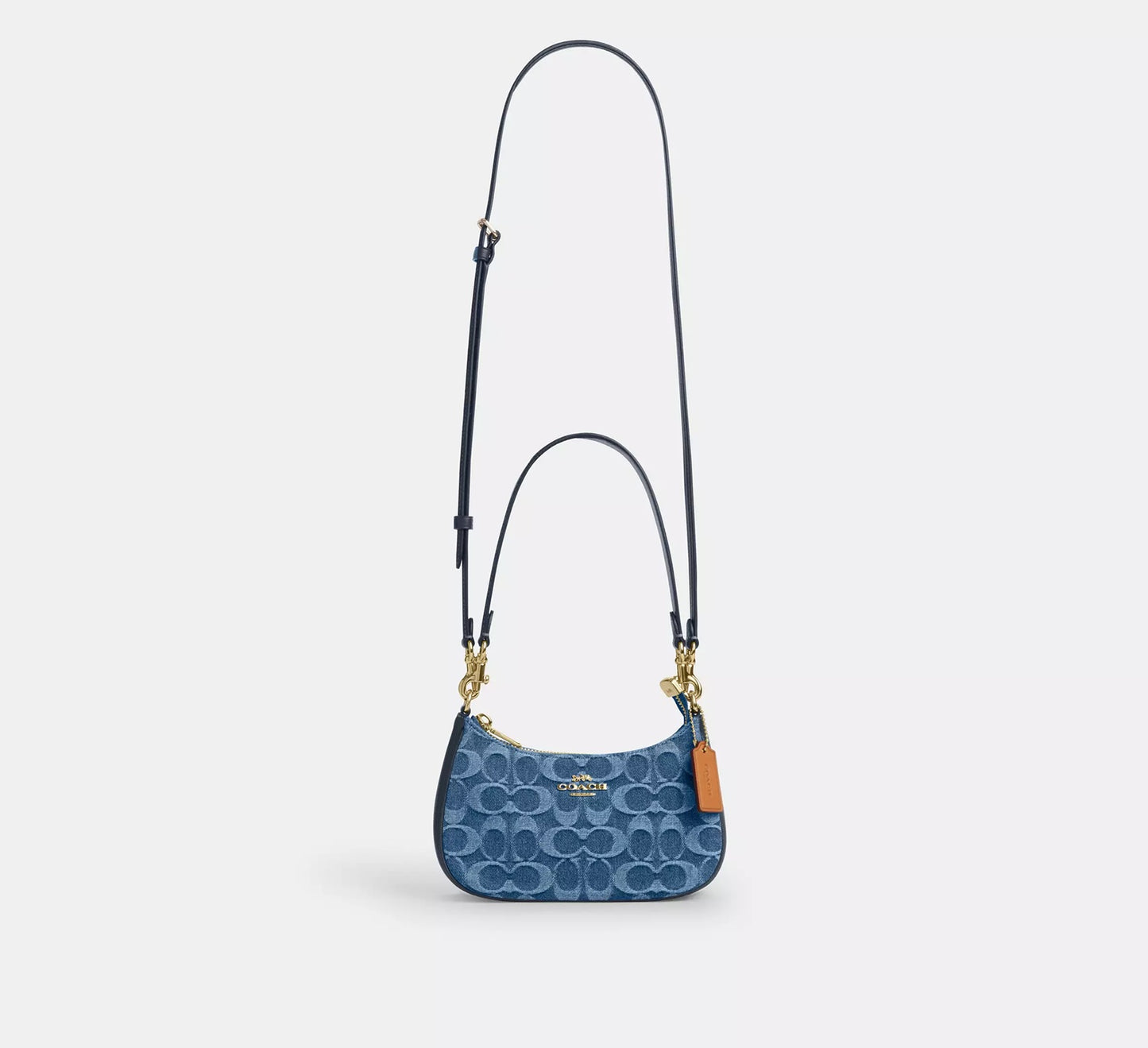 Teri Mini Crossbody Bag In Signature Denim Indigo Coach