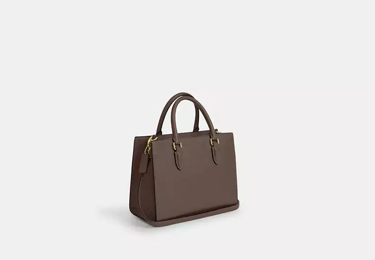 Maggie Small Tote Bag Dark Stone Coach