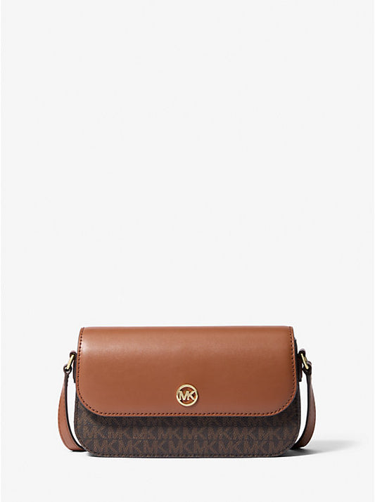 Jet Set Travel Small Logo Crossbody Bag Brown Michael Kors