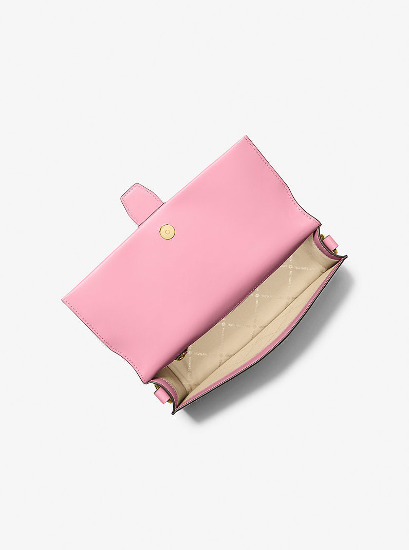 Greenwich Medium Ombré Signature Logo Convertible Shoulder Bag Carnation Michael Kors