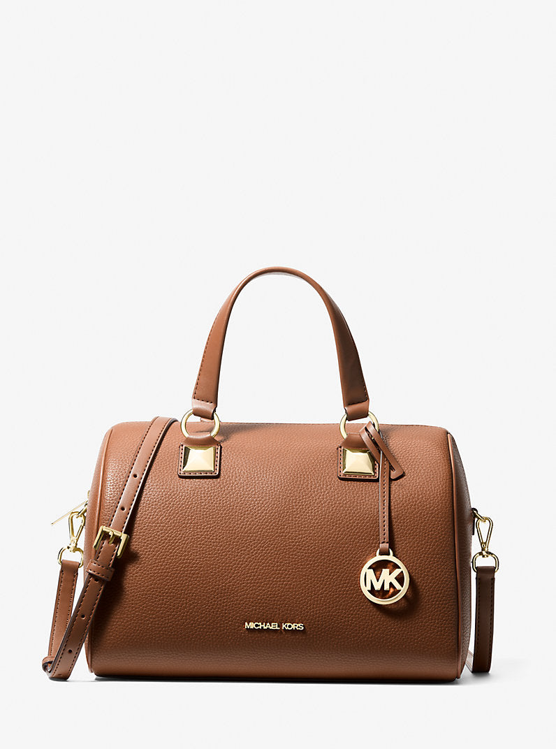 Grayson Medium Pebbled Leather Duffel Bag Lugagge Michael Kors