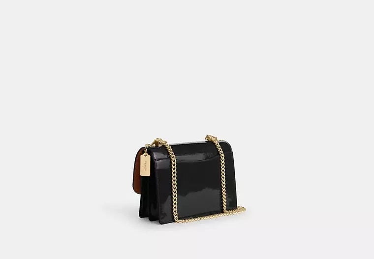 Klare Crossbody Bag In Signature Leather Black Coach