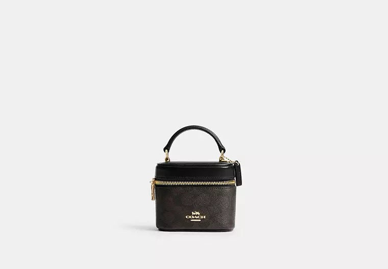 Ava Crossbody Bag In Signature Canvas Black Coach