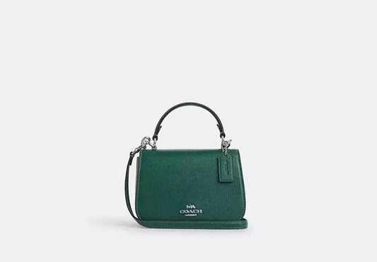 Lysa Top Handle Bag Emerald Green Coach