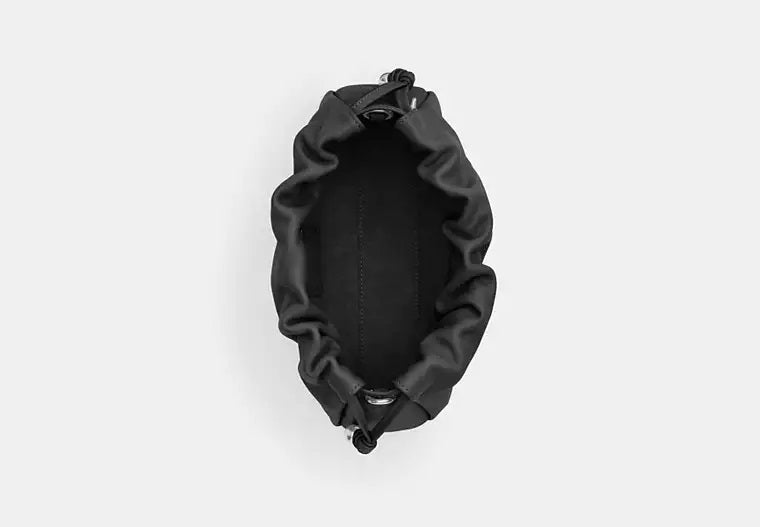 Faye Shoulder Bag With Ruching Black Coach
