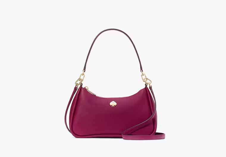 Kayla Small Convertible Shoulder Bag Dark Raspberry Kate Spade