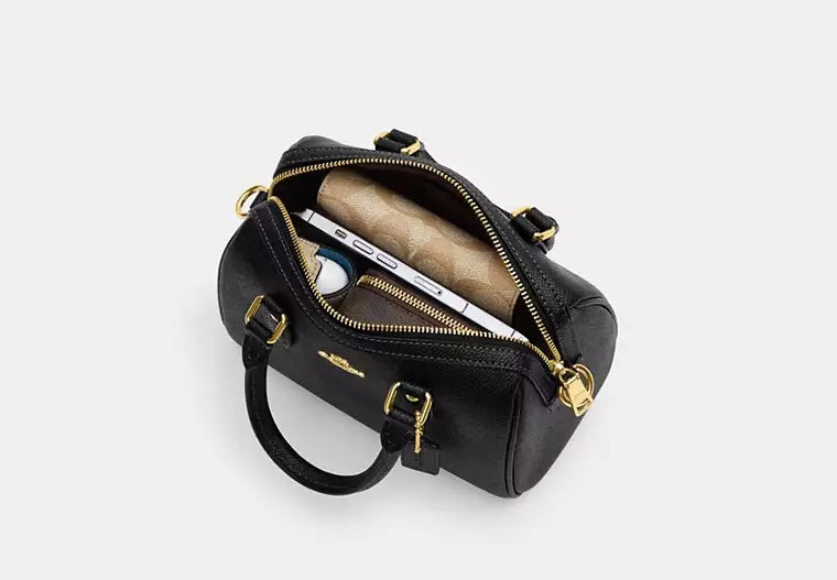 Mini Rowan Crossbody Bag Black Coach