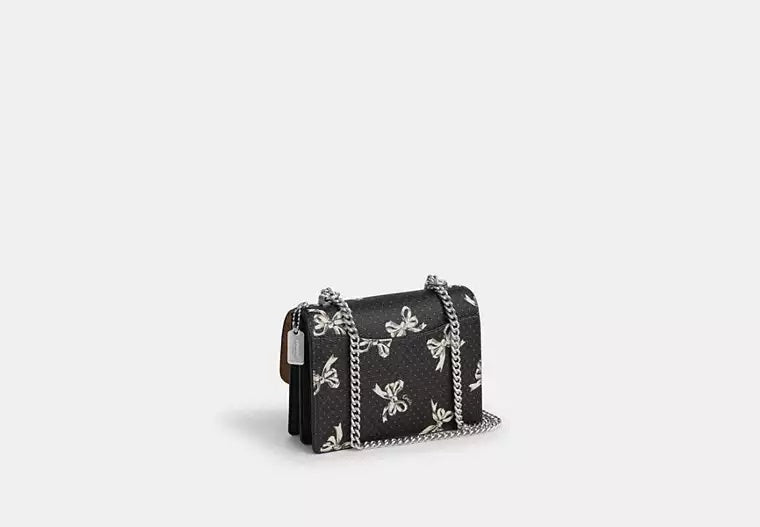 Mini Klare Crossbody Bag With Bow Print Black Multi Coach