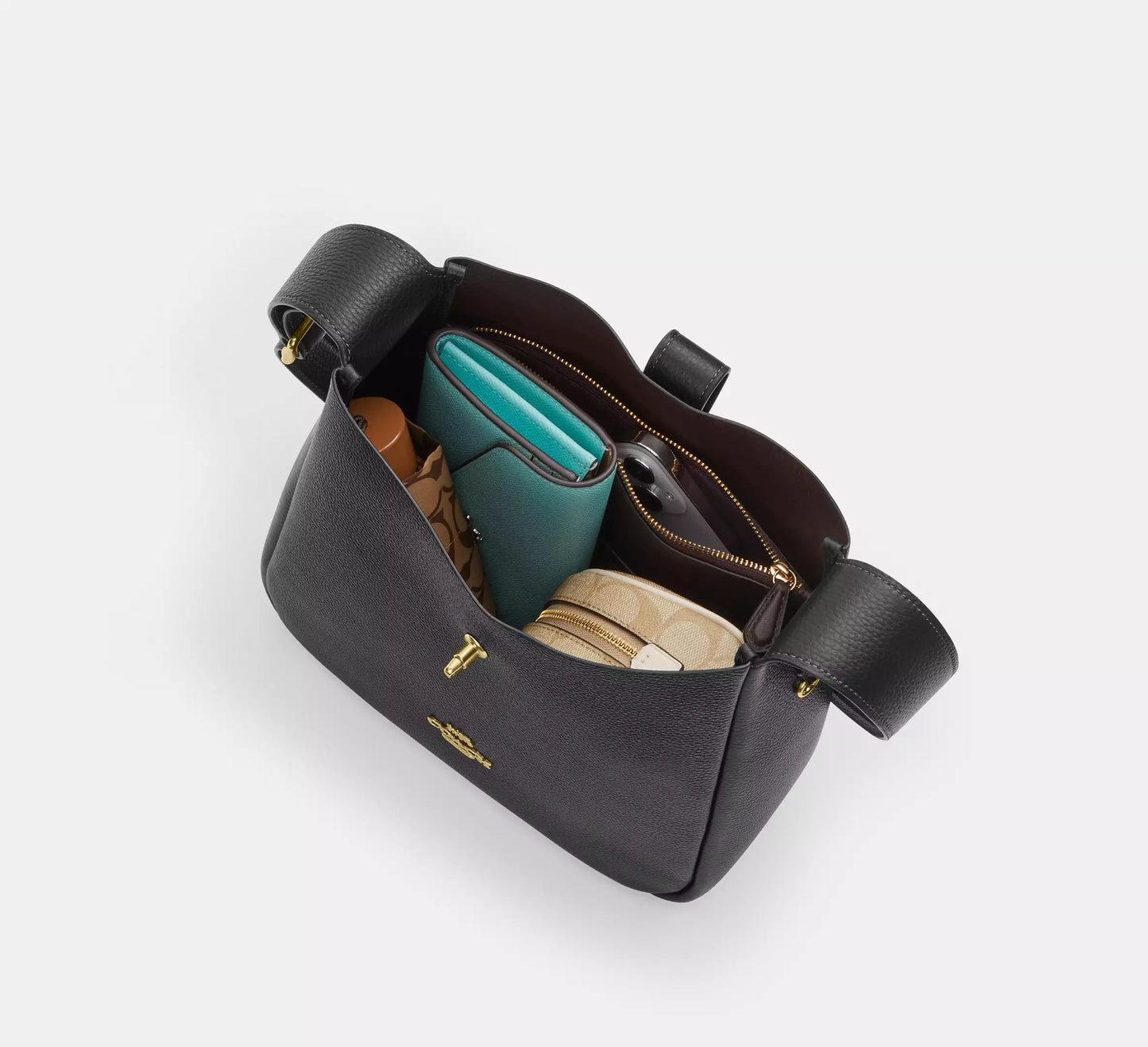 Hadley Convertible Crossbody Bag Black Coach