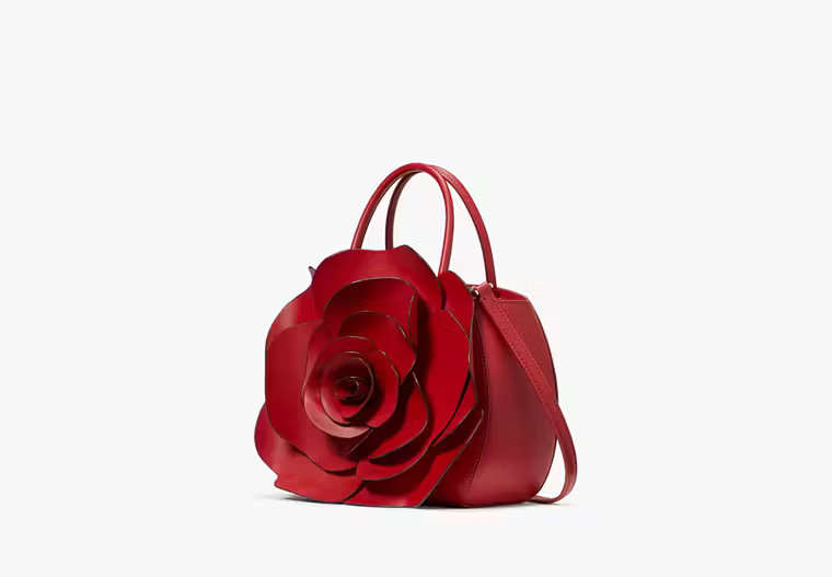 Flora 3D Rose Crossbody Candied Cherry Kate Spade