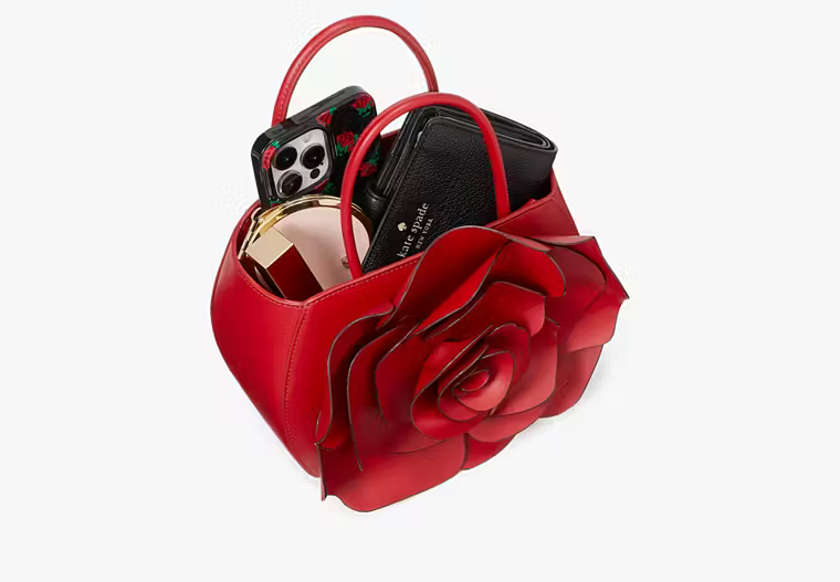 Flora 3D Rose Crossbody Candied Cherry Kate Spade