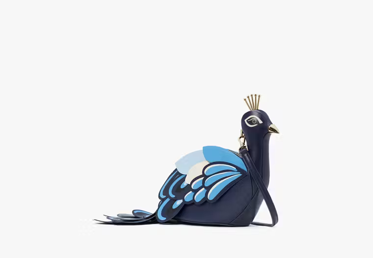 Perfect Plume Peacock Crossbody Bag Blue Multicolor Kate Spade