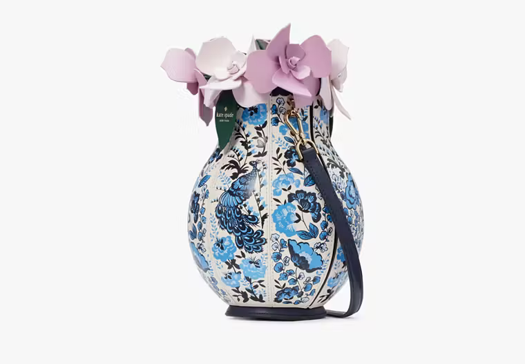 Perfect Plume Vase Crossbody Bag Blue Multicolor Kate Spade