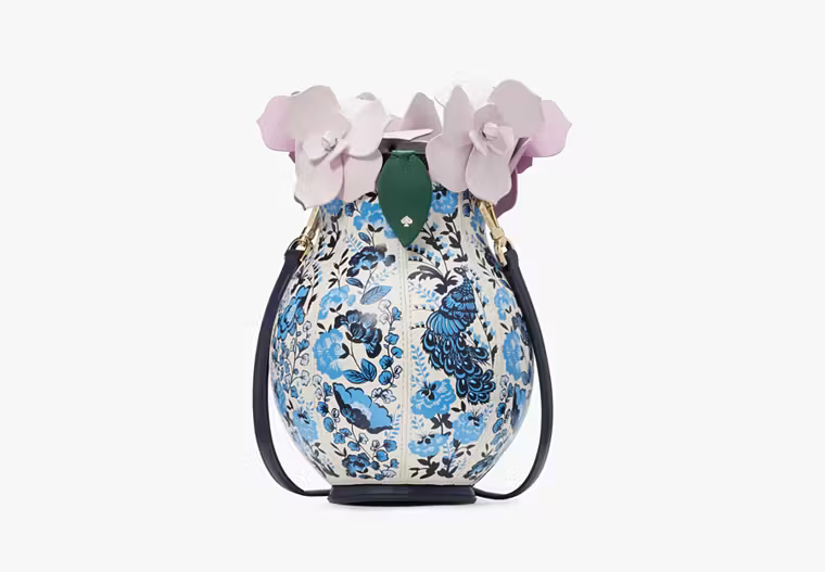 Perfect Plume Vase Crossbody Bag Blue Multicolor Kate Spade