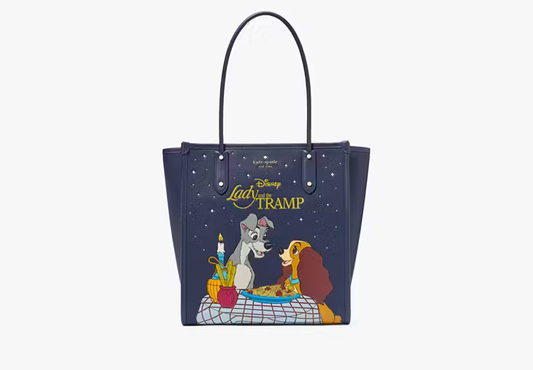 Disney X Lady And The Tramp Tote Blue Multicolor New York Kate Spade