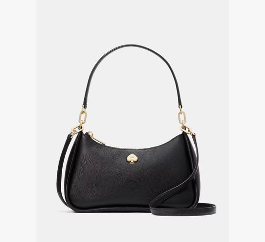 Kayla Small Convertible Shoulder Bag Black Kate Spade
